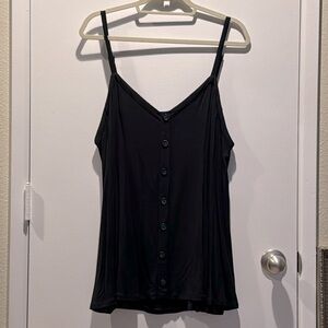 Button Front Fit & flare tank